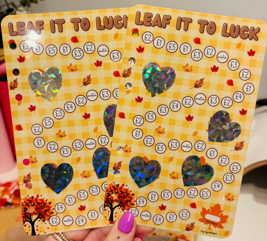 Leaf It To Luck Saving Challenge Dashboard