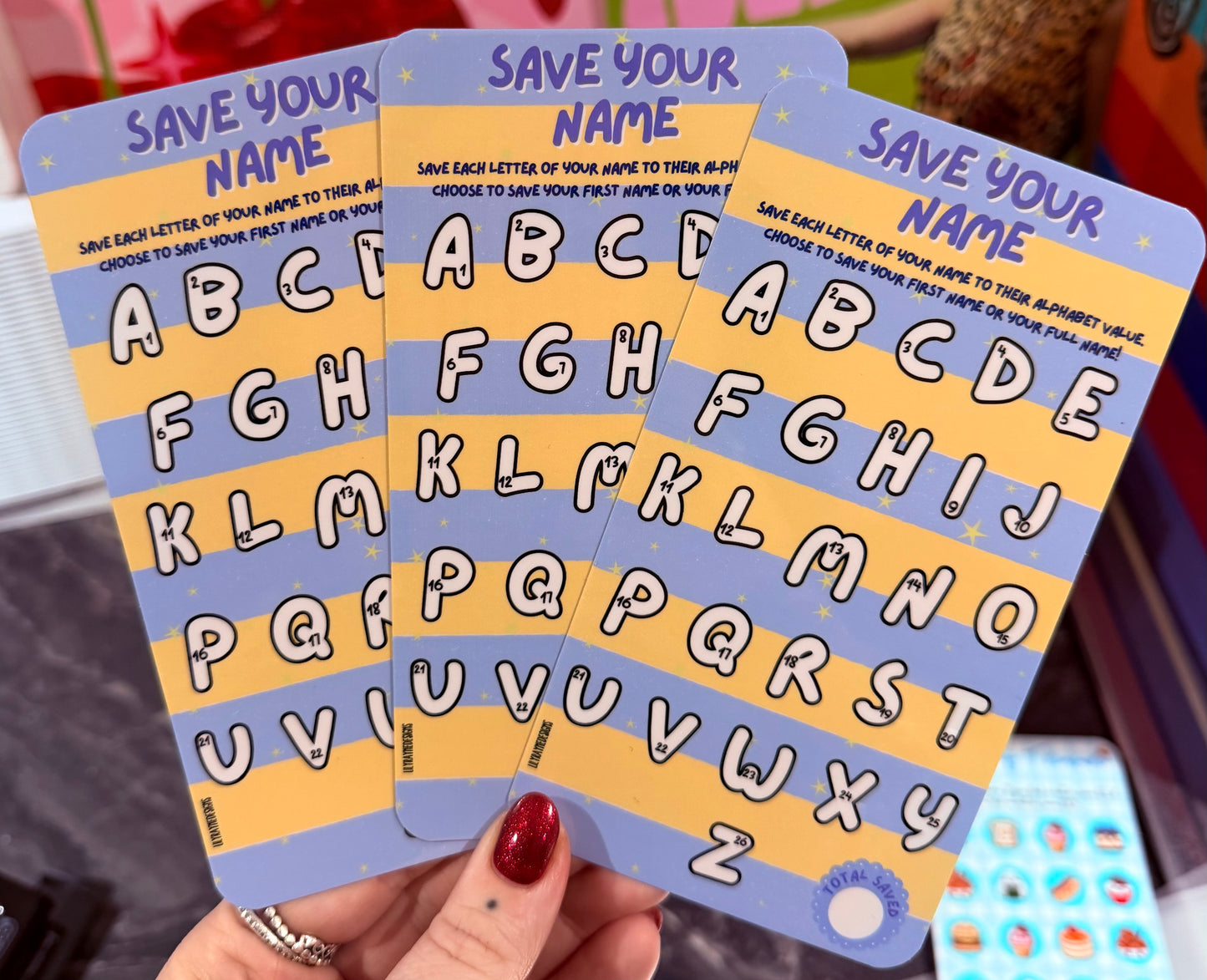 Save Your Name Saving Challenge