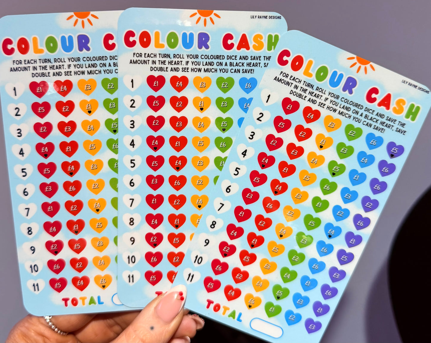 Colour Cash Saving Challenge