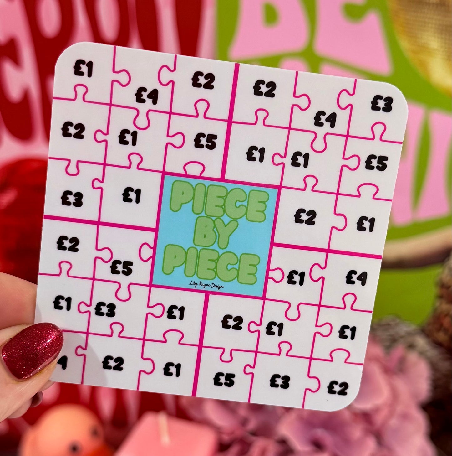 Mini Piece By Piece Saving Challenge