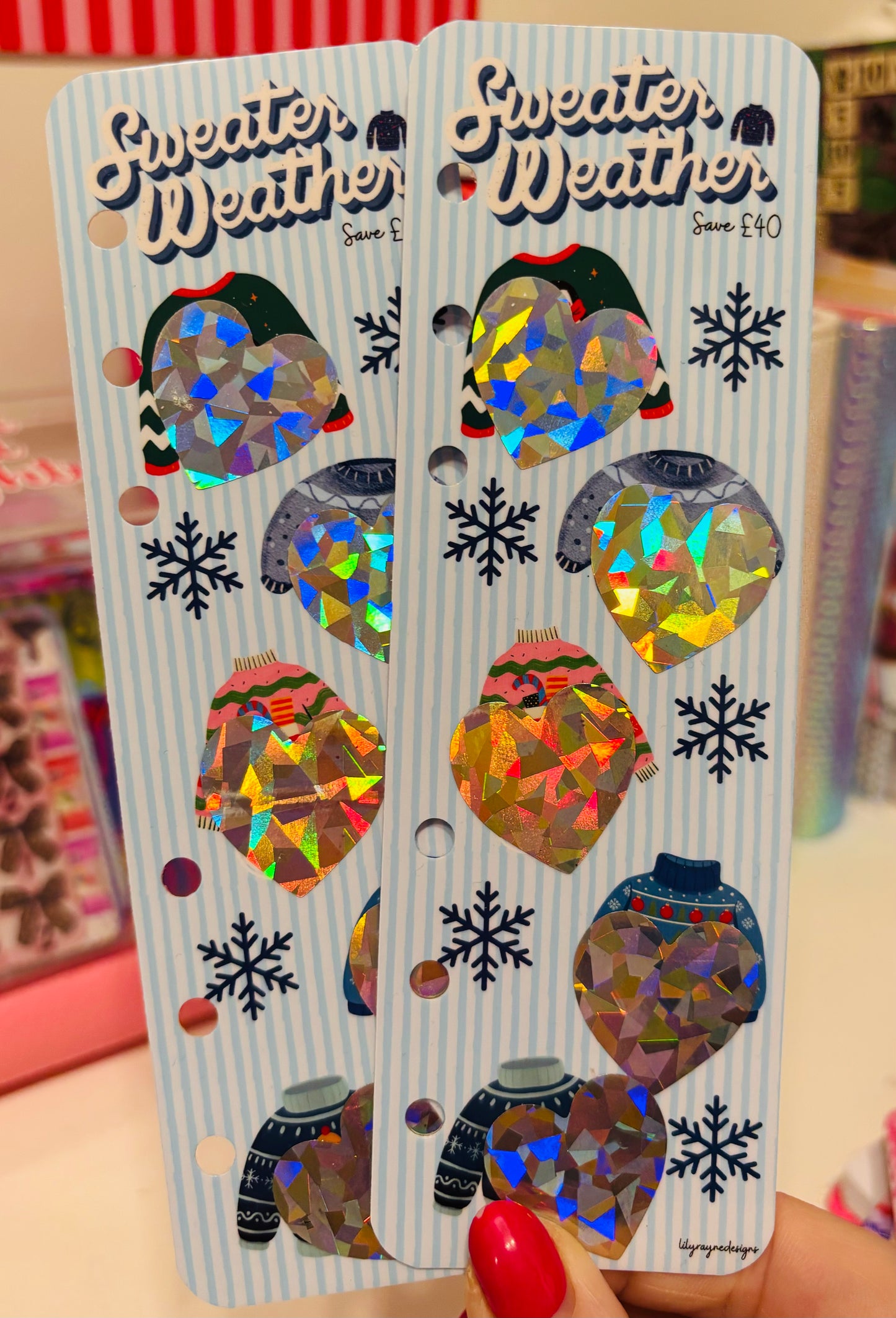 Sweater Weather Divider Saving Challenge