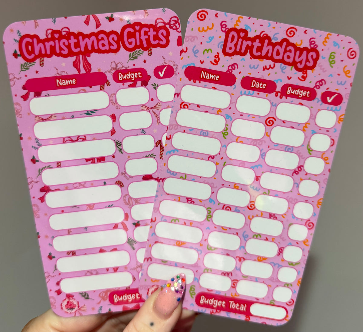 Birthday & Christmas Gift Saving Tracker