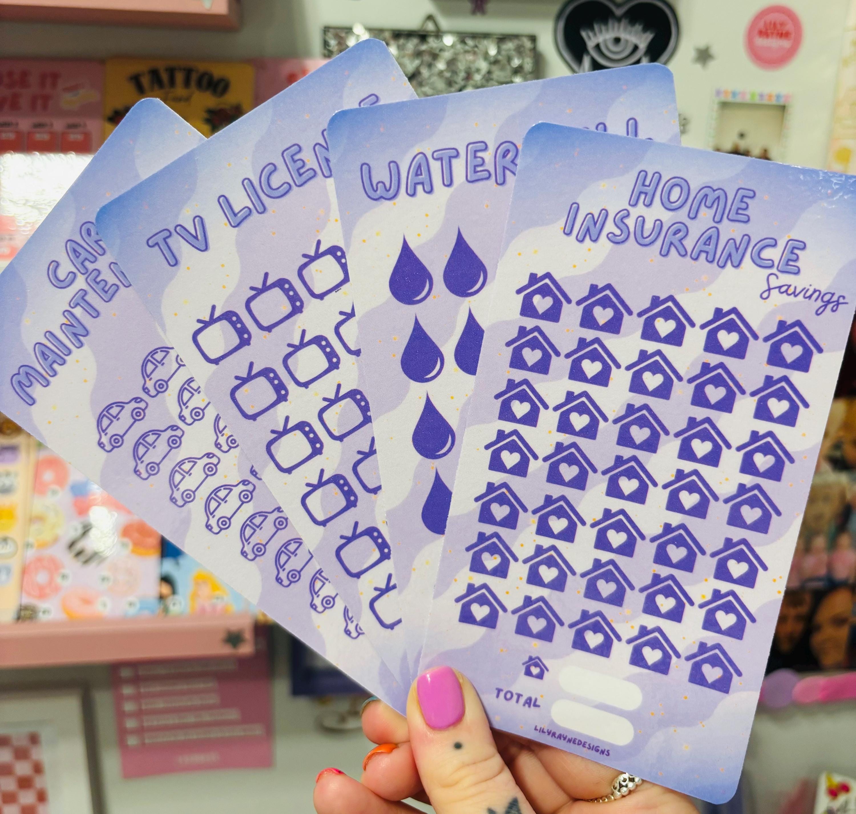 Home Bills - Water, TV, Car & Insurance - Saving Challenges – Lily ...