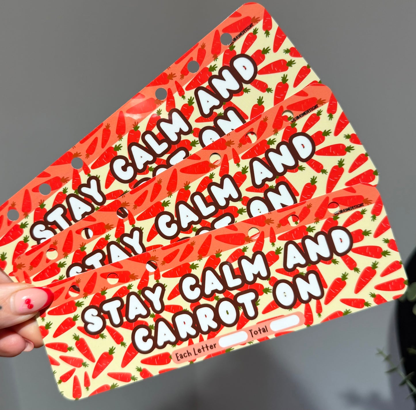 Carrot Bookmark Saving Challenge