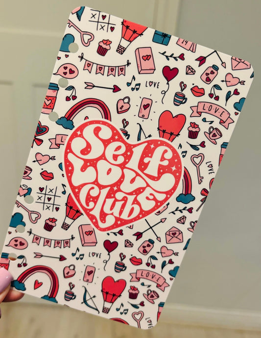 Self Love Club Binder Dashboard
