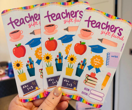 Teacher Gifts Saving Challenge