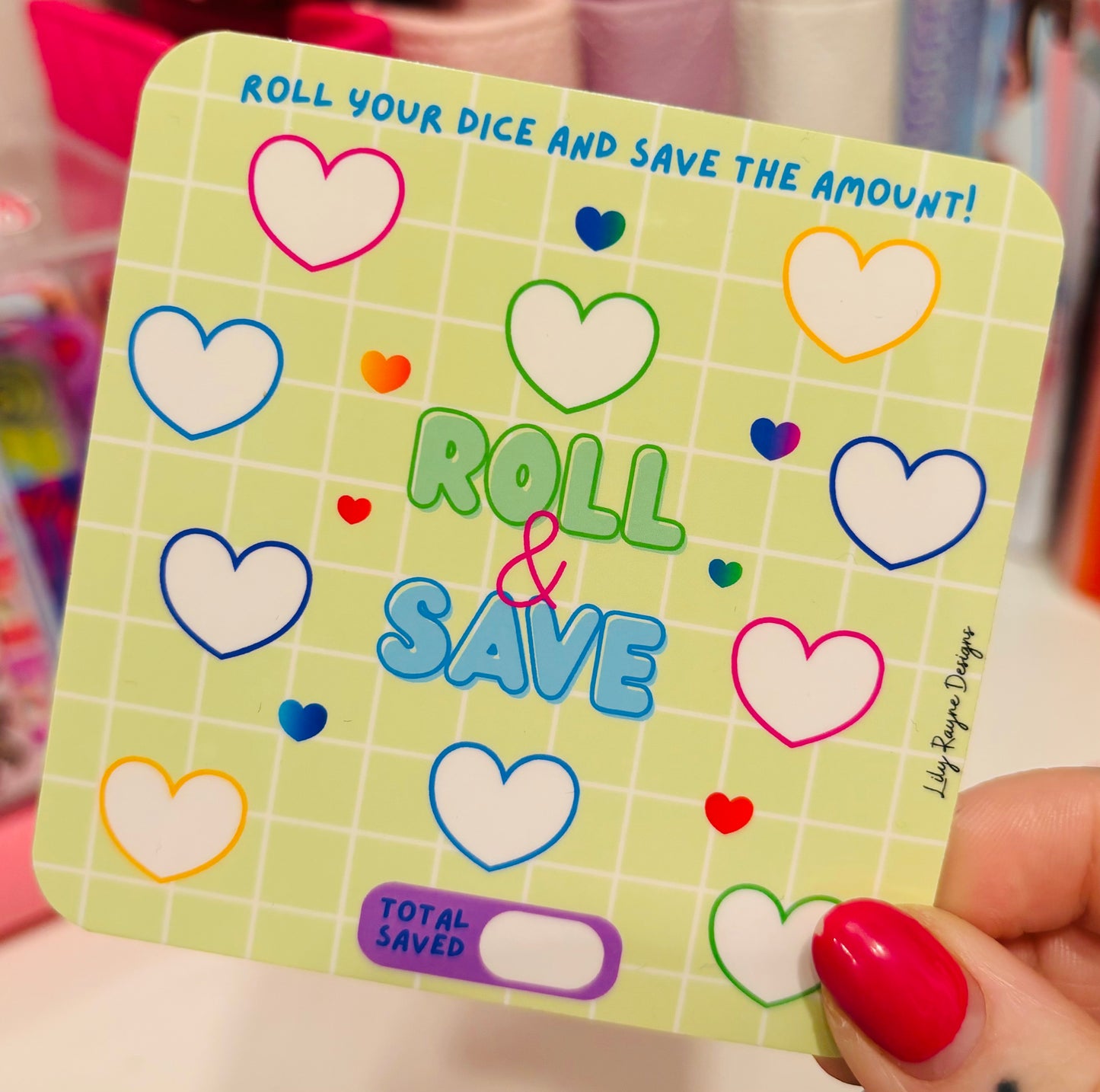 Mini Roll & Save Saving Challenge