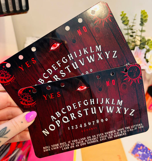 Ouija Board Dashboard Game