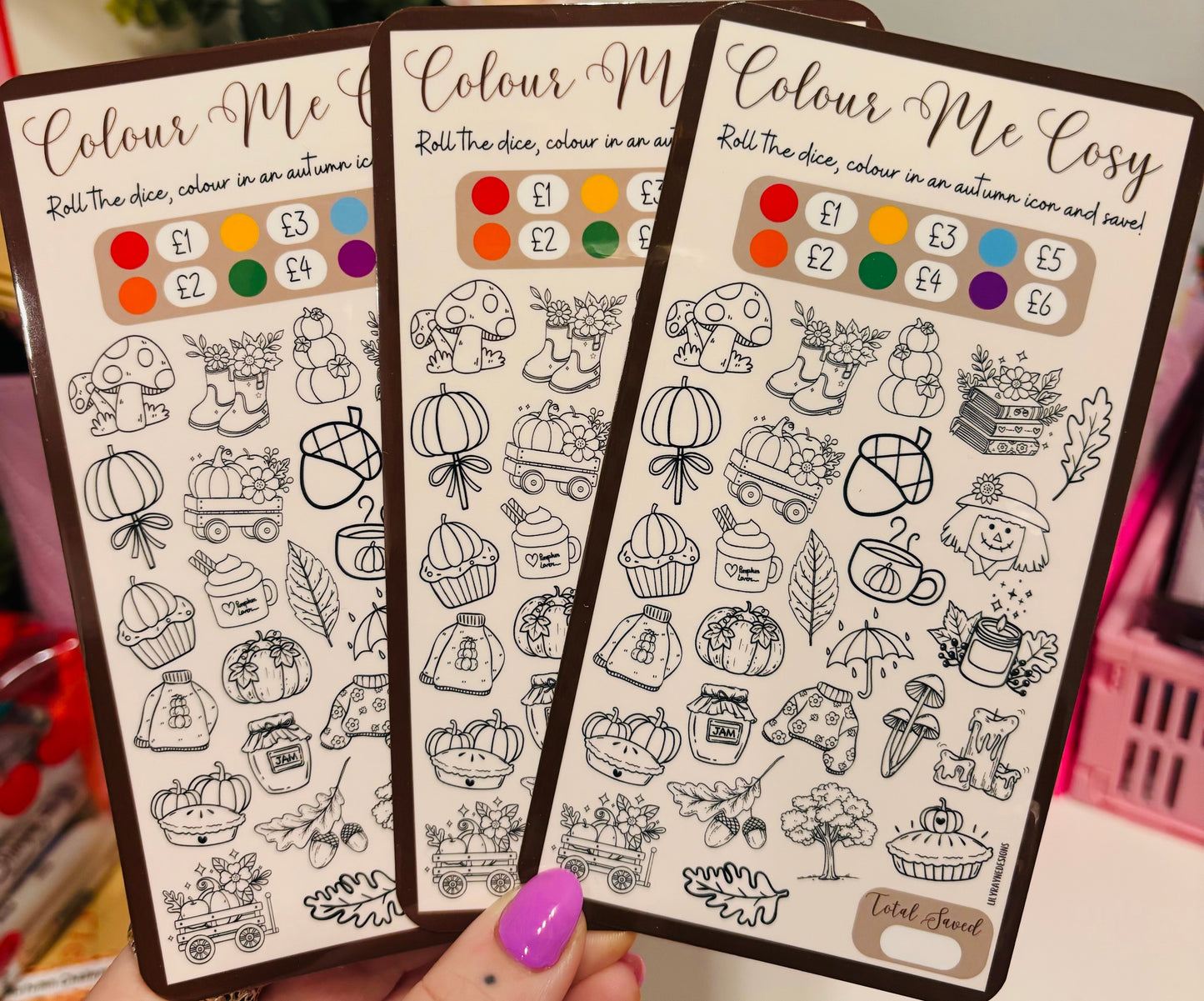 Colour Me Cosy Saving Challenge