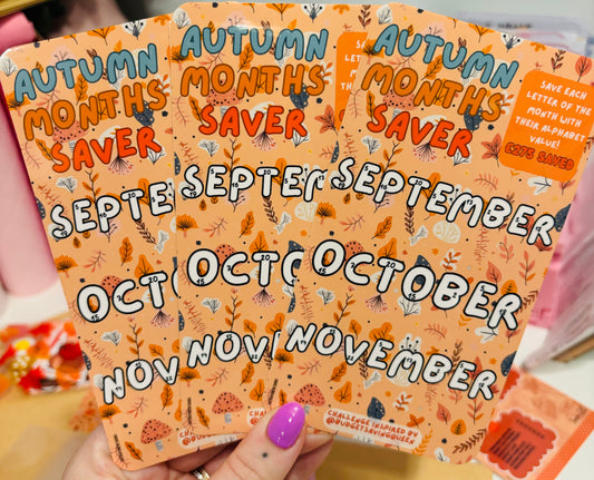 Autumn Months Saving Challenge
