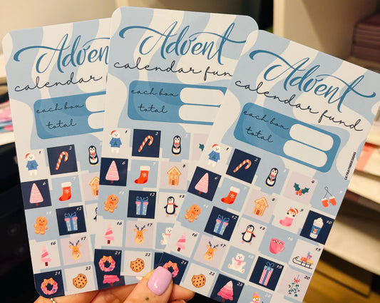 Advent Calendar Fund Saving Challenge