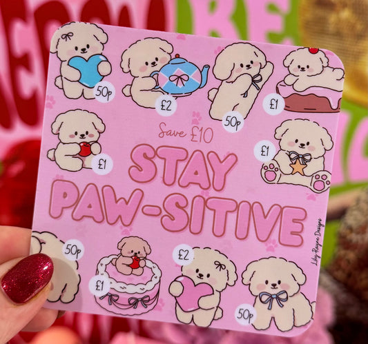 Mini Stay Paw-sitive Saving Challenge