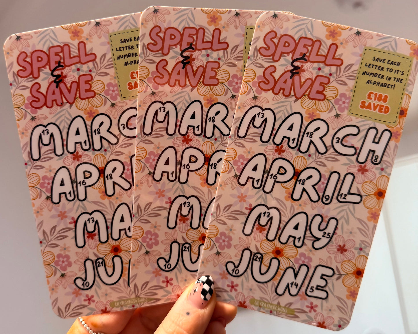 Spring Spell & Save Saving Challenge