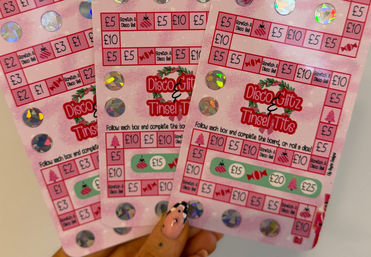 Disco Glitz Christmas Saving Challenge