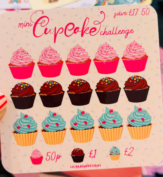 Mini Cupcake Saving Challenge