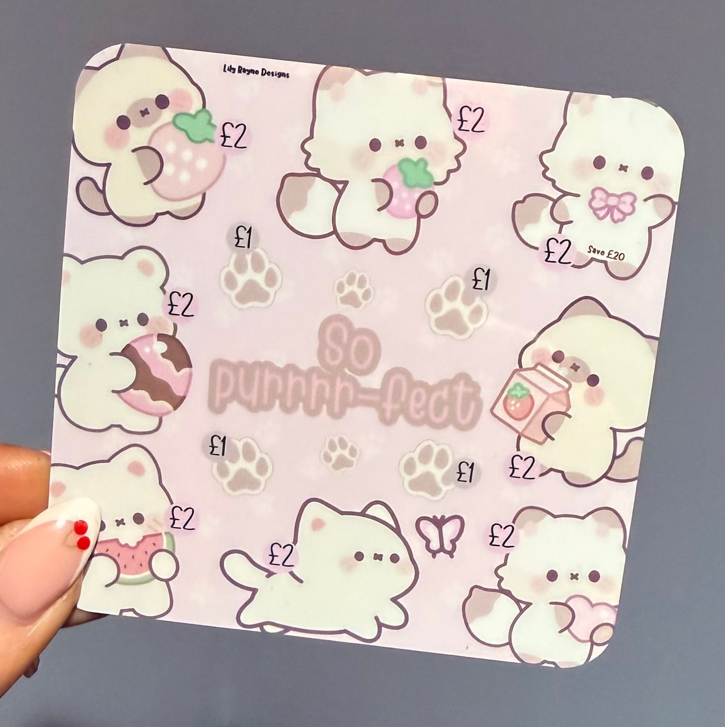 Mini Purrfect Saving Challenge