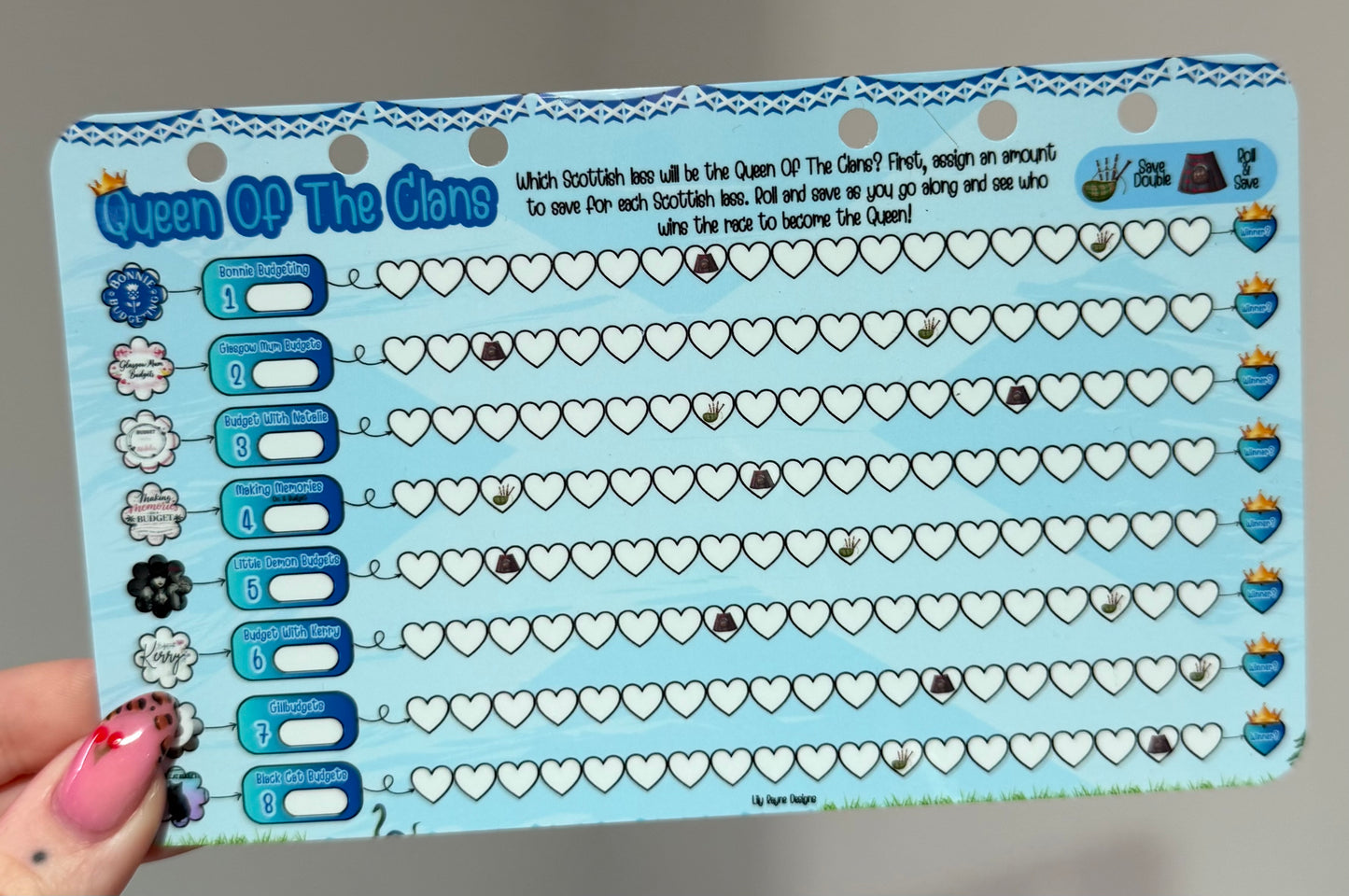 Queen Of The Clans Dashboard Game