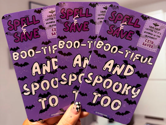 Halloween Spell & Save Saving Challenge