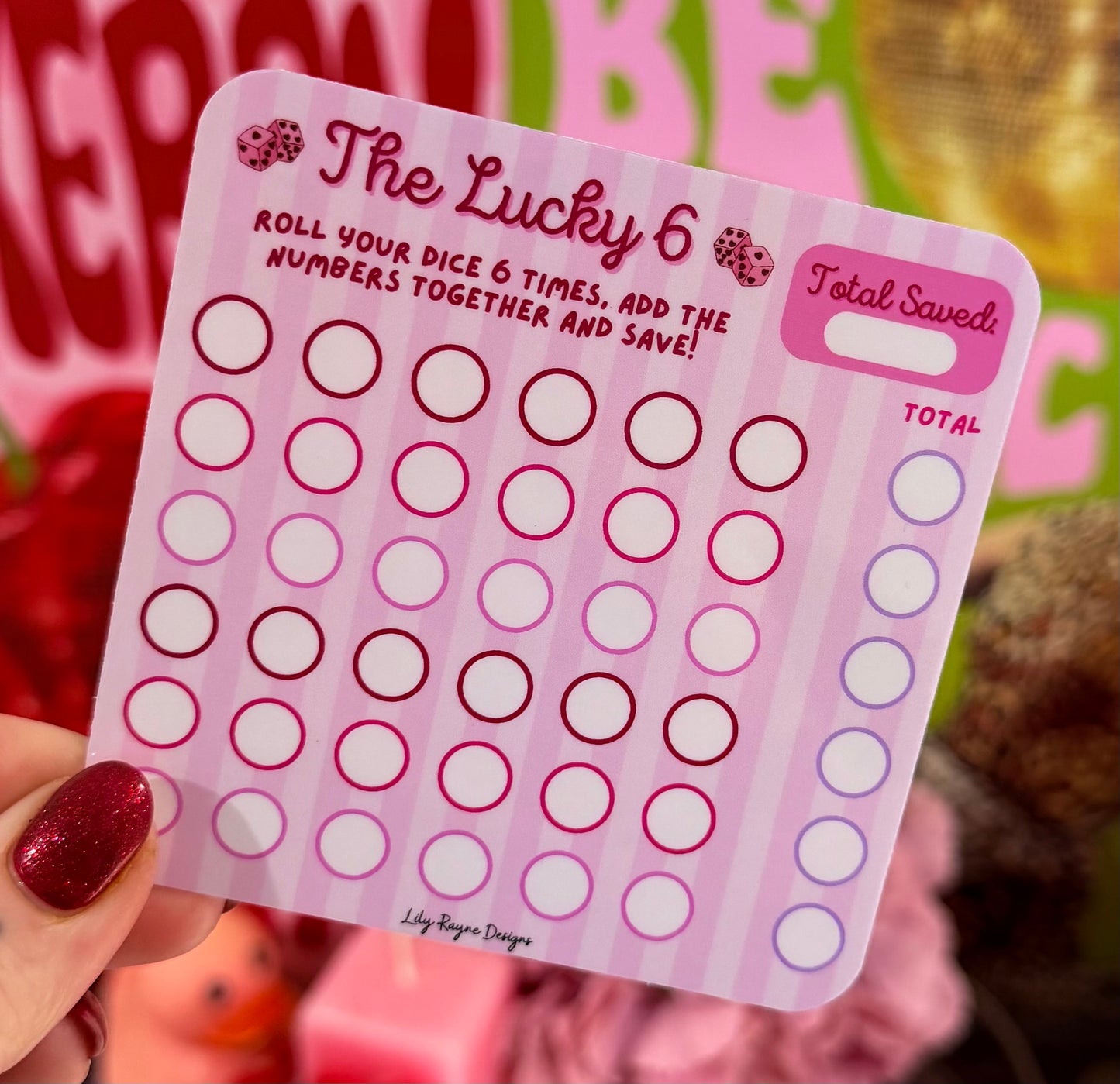 Mini Lucky 6 Saving Challenge