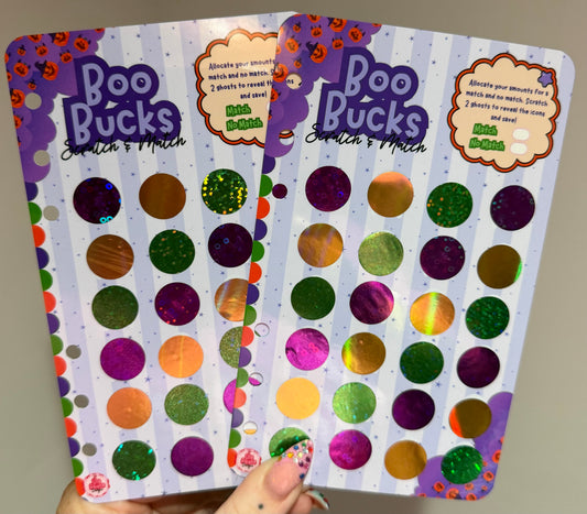 Boo Bucks Challenge Dashboard