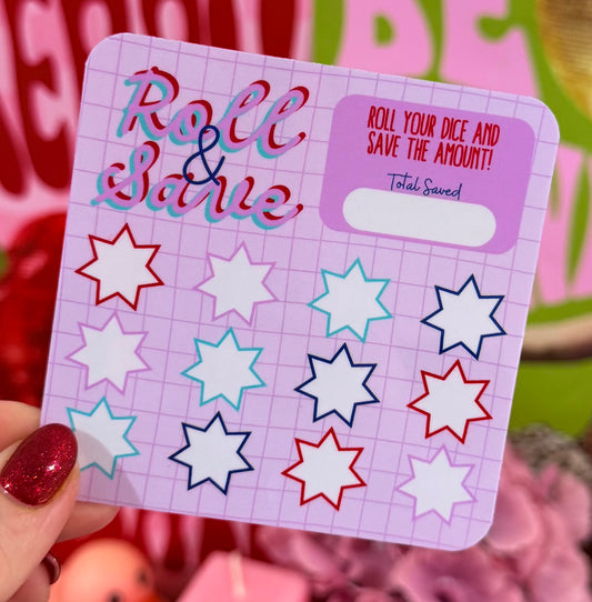Mini Roll & Save Saving Challenge