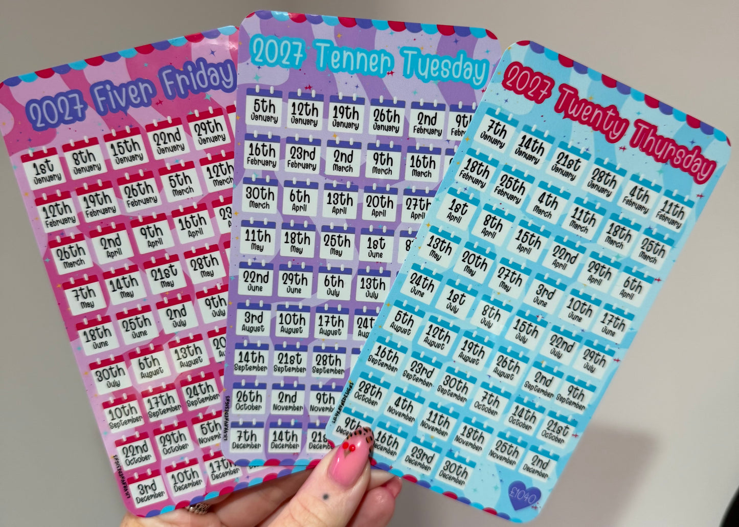 Annual Fiver, Tenner & Twenty Saving Challenge