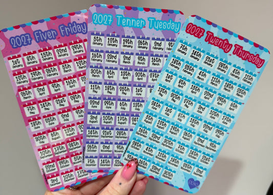 Annual Fiver, Tenner & Twenty Saving Challenge