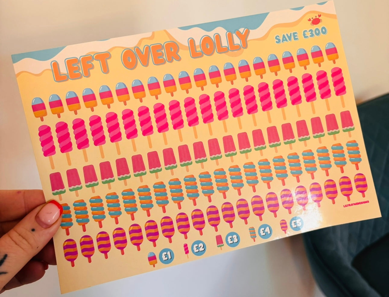 Leftover Lolly Saving Tin Sticker