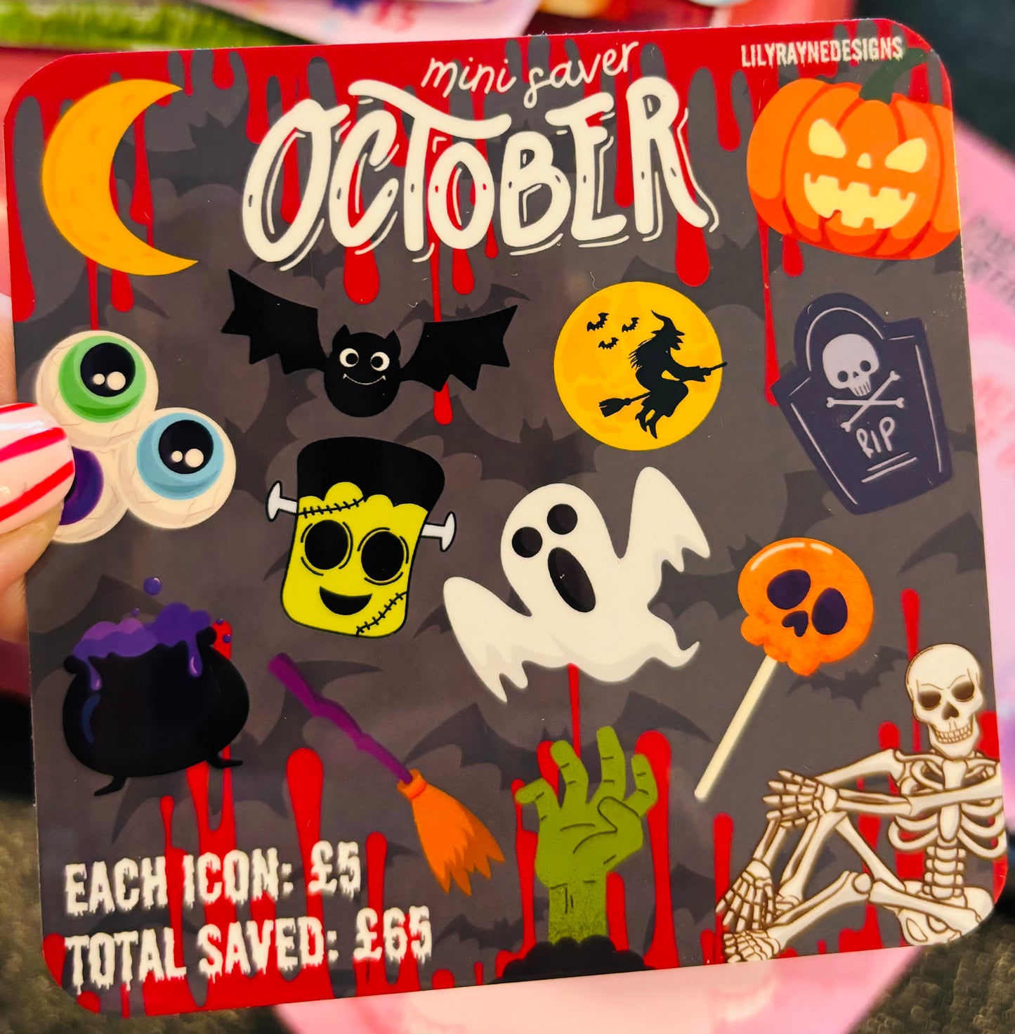 Mini Halloween Saving Challenge