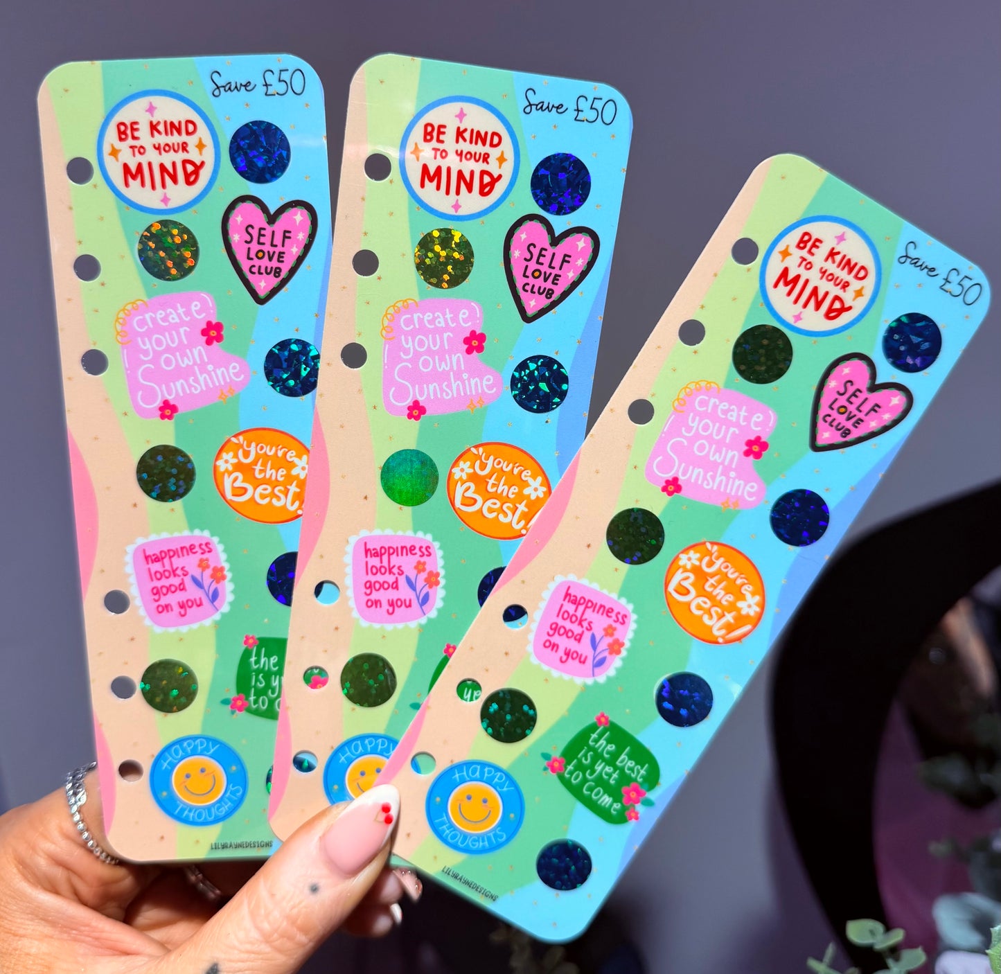 Be Kind Bookmark Saving Challenge