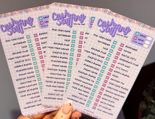Cash Stuffing This Or That Saving Challenge