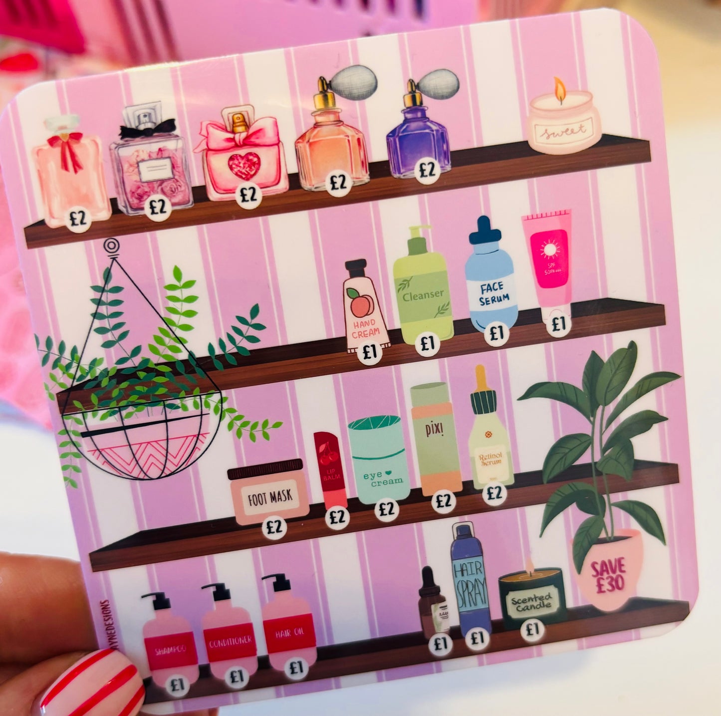 Mini Beauty Shelf Saving Challenge