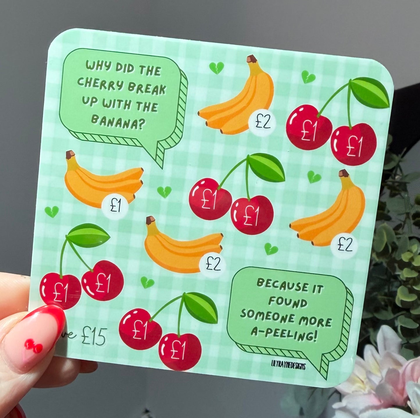 Cherry & Banana Mini Saving Challenge