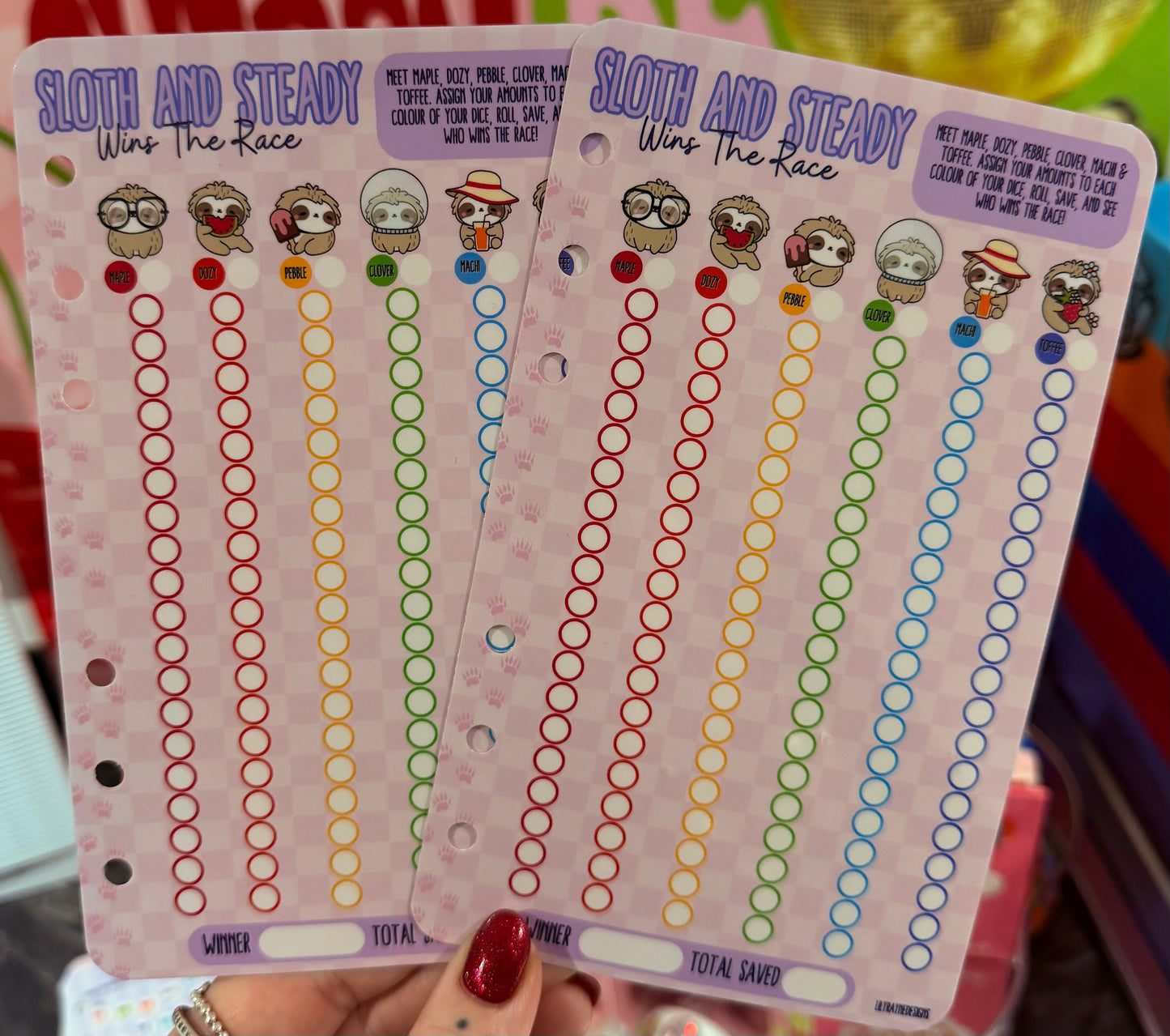 Sloth & Steady Saving Challenge Dashboard