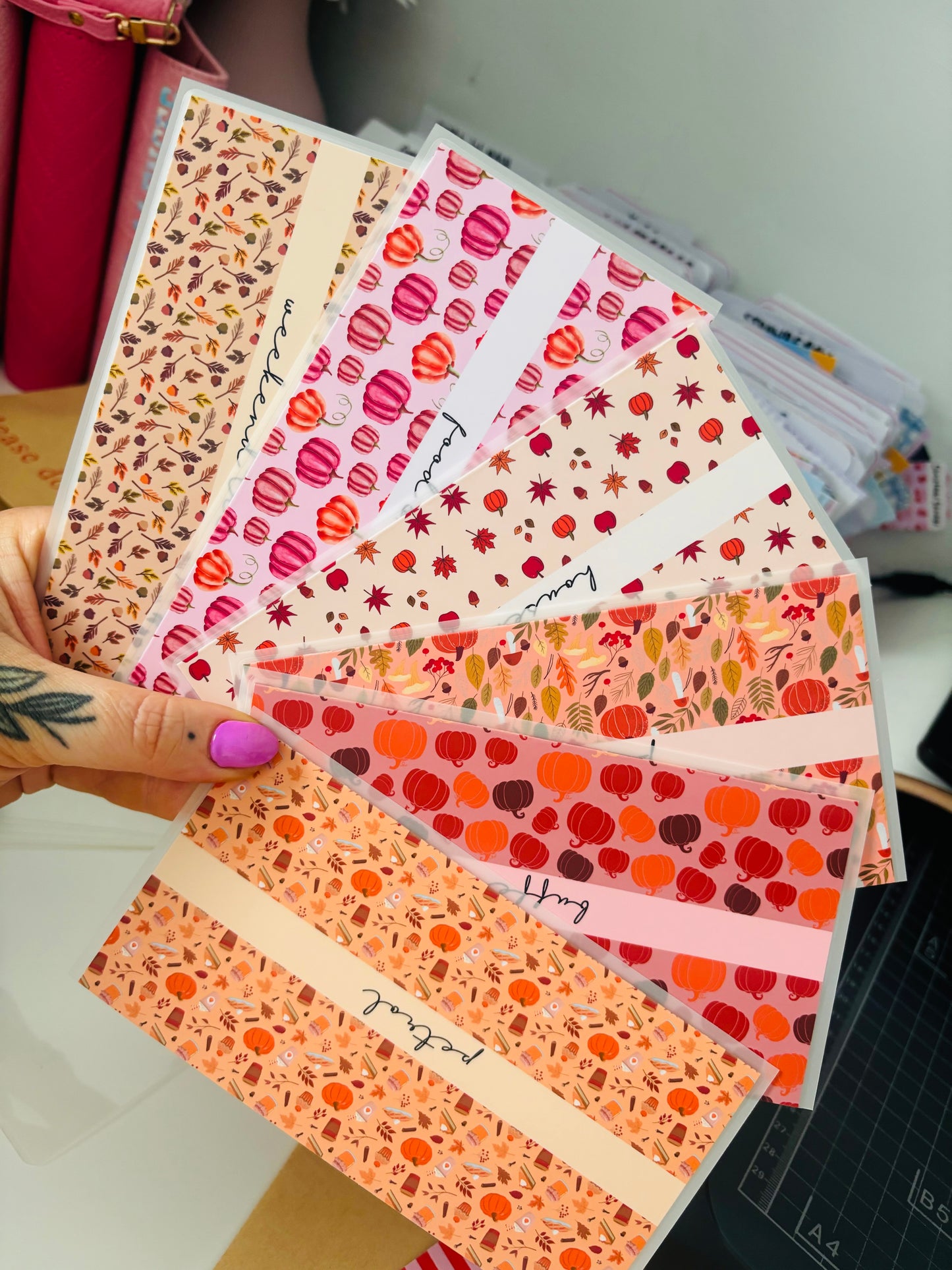Custom Matte Purse Pockets