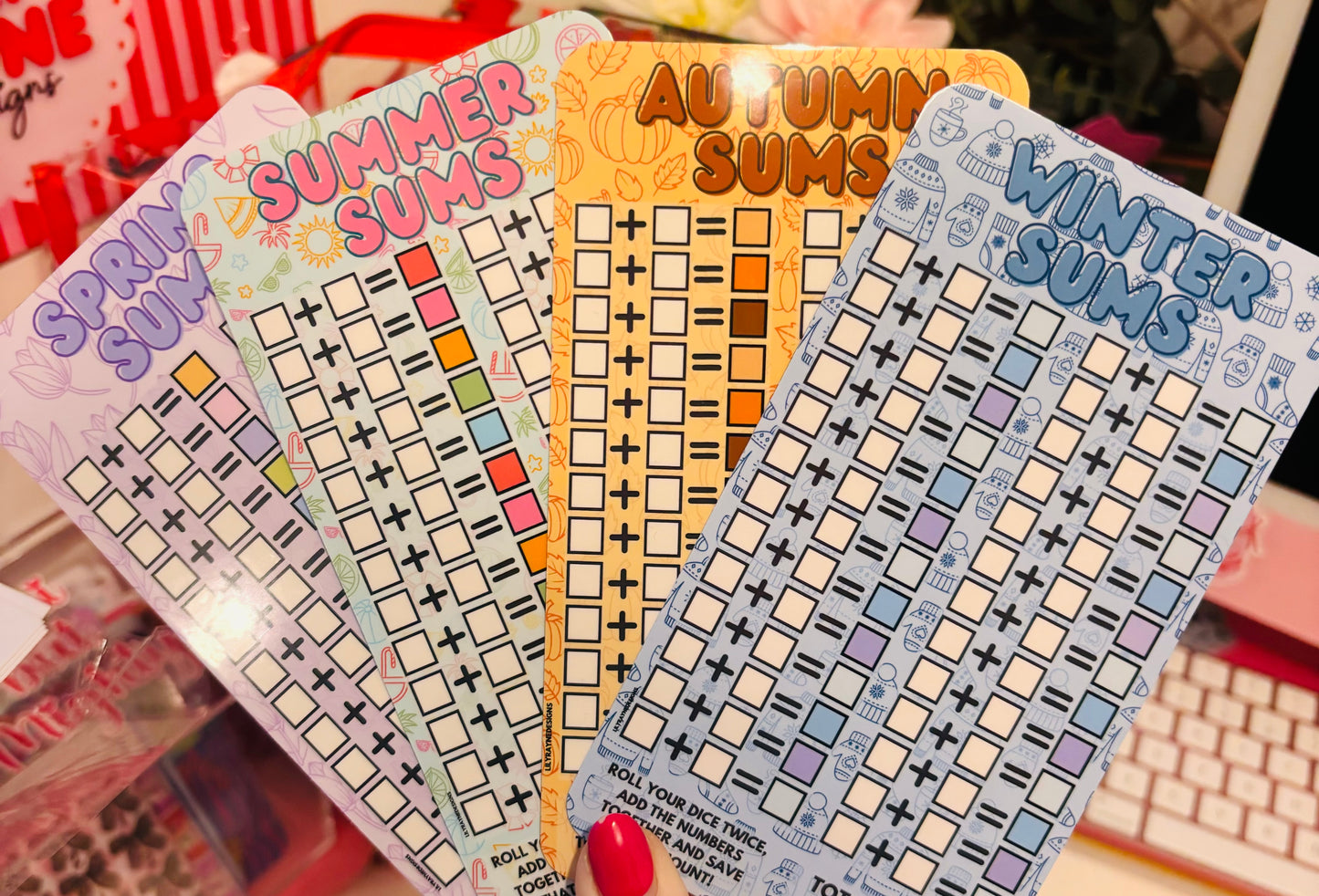 Season Sums Saving Challenges