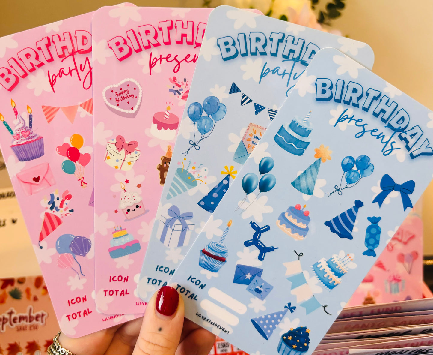 Birthday Presents & Party Saving Challenges