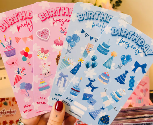 Birthday Presents & Party Saving Challenges