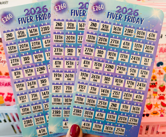 Fiver Friday 2025 & 2026 Saving Challenge
