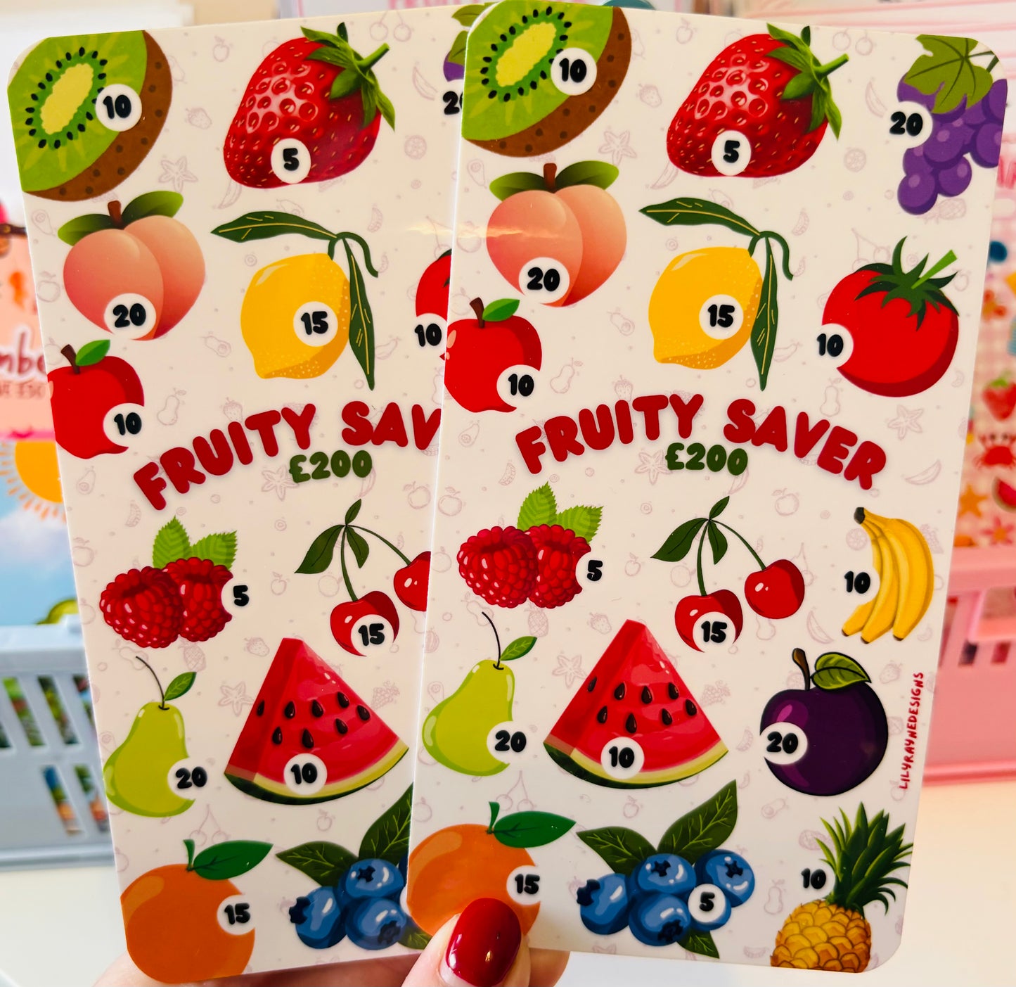 Fruity Saver Saving Challenge