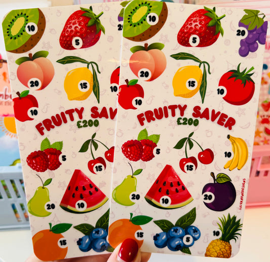 Fruity Saver Saving Challenge