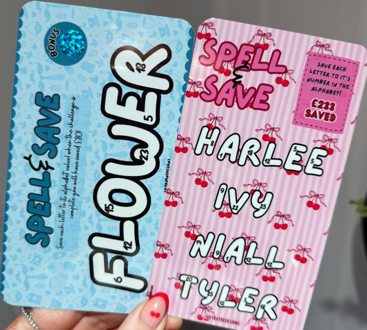 Personalised Spell & Save Challenge