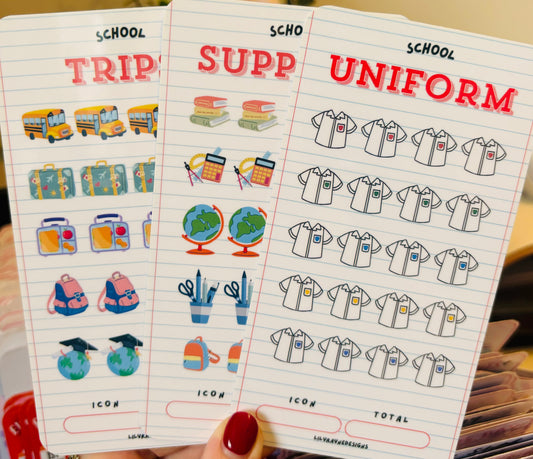 School Uniform, Trips & Supplies Saving Challenges
