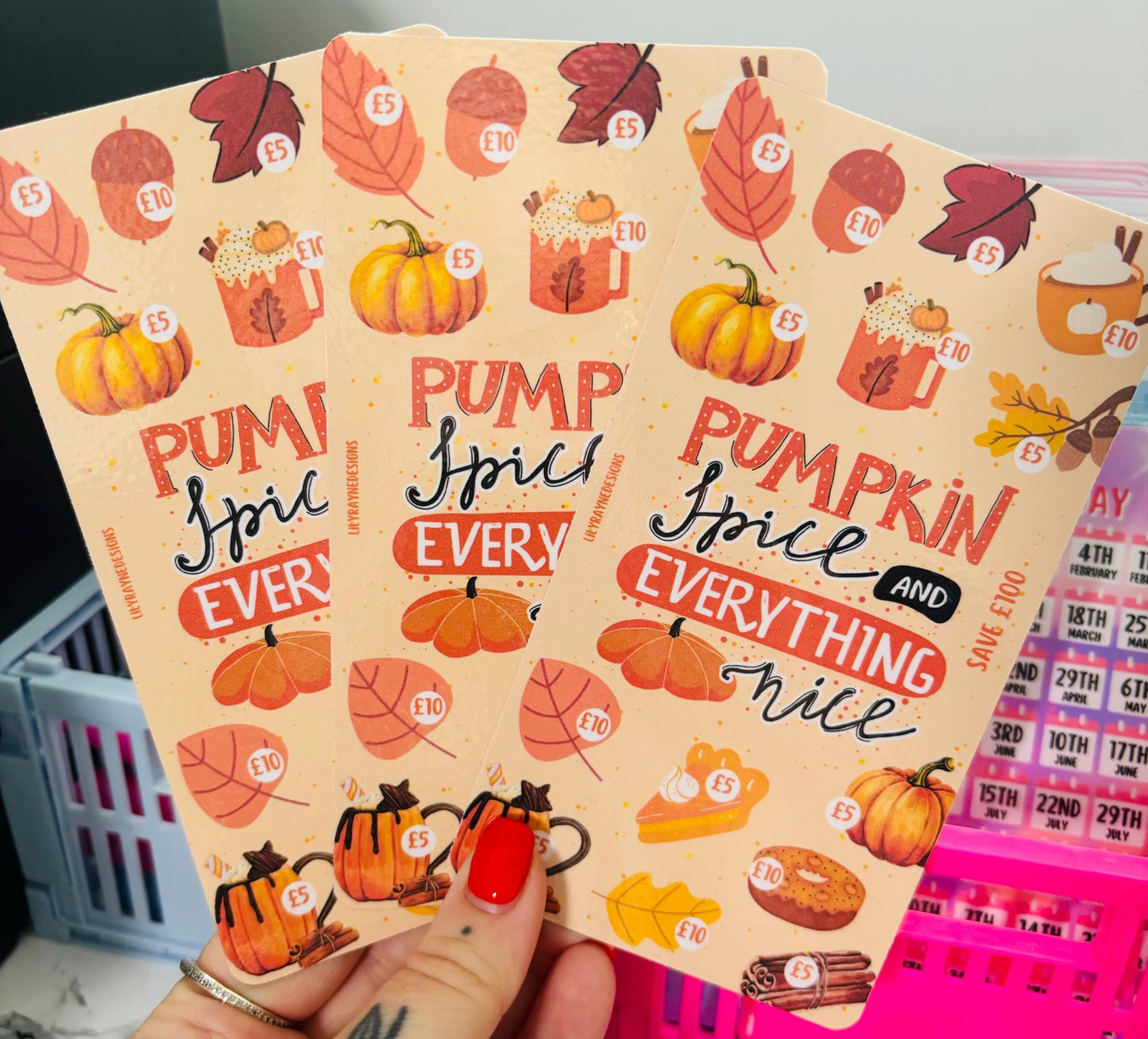 Pumpkin Spice Saving Challenge
