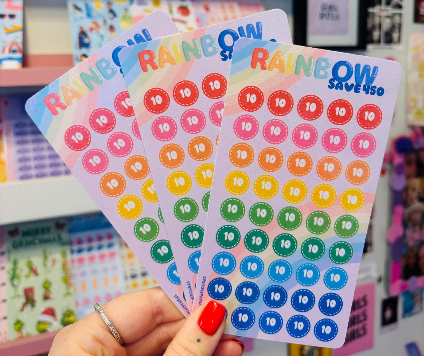 Rainbow £5, £10 & £20 Saving Challenge
