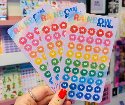 Rainbow £5, £10 & £20 Saving Challenge