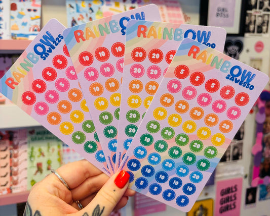 Rainbow £5, £10 & £20 Saving Challenge